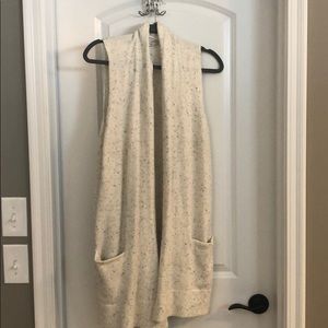 LOFT long sleeveless cardigan